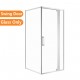 800*800*1900mm Swing Shower Glass Door and Return Only