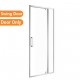 800*1900mm Swing Shower Glass Door Only
