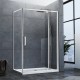 900*750*1900mm Swing Shower Glass Door and Return Only