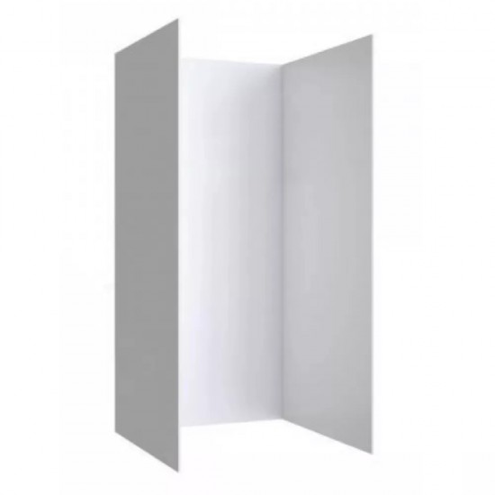 3 Sides 900*1200*900mm 1950mm Height Acrylic Shower Wall Liner