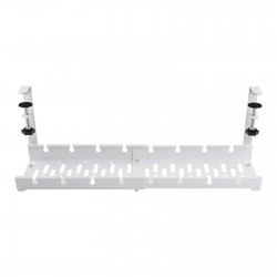 Under Desk Cable Management Organiser Tray Cord Holder Storage Office Home Rack White Under Desk Cable Management Organiser Tray Cord Holder Storage Office Home Rack White