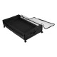 2 PCS Under Bed Storage Containers with Wheels with Clear Lids Rolling Trolley Box Organizer for Shoes, Clothes, Blankets Black 2 PCS Under Bed Storage Containers with Wheels with Clear Lids Rolling Trolley Box Organizer for Shoes, Clothes, Blankets Black