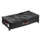 Height Adjustable Under Bed Storage Containers with Wheels Visible Cover Rolling Trolley Box Organizer for Shoes, Clothes, Blankets Black Height Adjustable Under Bed Storage Containers with Wheels Visible Cover Rolling Trolley Box Organizer for Shoes, Clothes, Blankets Black