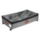 Height Adjustable Under Bed Storage Containers with Wheels Visible Cover Rolling Trolley Box Organizer for Shoes, Clothes, Blankets Height Adjustable Under Bed Storage Containers with Wheels Visible Cover Rolling Trolley Box Organizer for Shoes, Clothes, Blankets