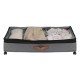 Height Adjustable Under Bed Storage Containers with Wheels Visible Cover Rolling Trolley Box Organizer for Shoes, Clothes, Blankets Height Adjustable Under Bed Storage Containers with Wheels Visible Cover Rolling Trolley Box Organizer for Shoes, Clothes, Blankets