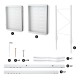 2-Tier Adjustable Under Sink Pull-Out Organizer Sliding Metal Storage Drawer Rack for Kitchen Bathroom Cabinet 2-Tier Adjustable Under Sink Pull-Out Organizer Sliding Metal Storage Drawer Rack for Kitchen Bathroom Cabinet