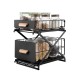 2 Tier Kitchen Dish Drying Drainer Storage Rack Wire Basket Holder Organiser