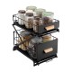 2 Tier Kitchen Dish Drying Drainer Storage Rack Wire Basket Holder Organiser