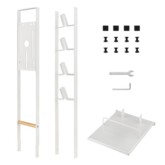 White Cordless Vacuum Stand Rack Cleaner Freestanding Holder Dyson V6 7 8 10 11 White Cordless Vacuum Stand Rack Cleaner Freestanding Holder Dyson V6 7 8 10 11