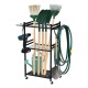 3 Tier Heavy Duty Garden Tool Organizer Rack with Wheels | Metal Rolling Storage Cart for Garage, Yard, Patio, Shed & Indoor/Outdoor Use 3 Tier Heavy Duty Garden Tool Organizer Rack with Wheels | Metal Rolling Storage Cart for Garage, Yard, Patio, Shed & Indoor/Outdoor Use