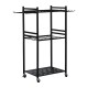 3 Tier Heavy Duty Garden Tool Organizer Rack with Wheels | Metal Rolling Storage Cart for Garage, Yard, Patio, Shed & Indoor/Outdoor Use 3 Tier Heavy Duty Garden Tool Organizer Rack with Wheels | Metal Rolling Storage Cart for Garage, Yard, Patio, Shed & Indoor/Outdoor Use