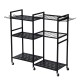6 Tier Garden Tool Organizer with Wheels Heavy Duty Metal Garage Storage Rack for Yard & Shed 6 Tier Garden Tool Organizer with Wheels Heavy Duty Metal Garage Storage Rack for Yard & Shed