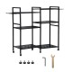 6 Tier Garden Tool Organizer with Wheels Heavy Duty Metal Garage Storage Rack for Yard & Shed 6 Tier Garden Tool Organizer with Wheels Heavy Duty Metal Garage Storage Rack for Yard & Shed