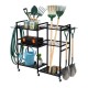 6 Tier Garden Tool Organizer with Wheels Heavy Duty Metal Garage Storage Rack for Yard & Shed 6 Tier Garden Tool Organizer with Wheels Heavy Duty Metal Garage Storage Rack for Yard & Shed