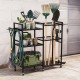 6 Tier Garden Tool Organizer with Wheels Heavy Duty Metal Garage Storage Rack for Yard & Shed 6 Tier Garden Tool Organizer with Wheels Heavy Duty Metal Garage Storage Rack for Yard & Shed