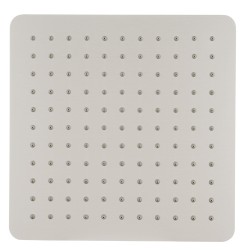 250mm 10 inch Stainless steel Brushed Nickel Super-slim Square Rainfall Shower Head  250mm 10 inch Stainless steel Brushed Nickel Super-slim Square Rainfall Shower Head