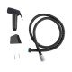 Round Black Water Bidets Toilet Sprayer Kit