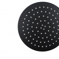 250mm 10 inch  Stainless steel Super-slim Round Nero Black Rainfall Shower Head  250mm 10 inch  Stainless steel Super-slim Round Nero Black Rainfall Shower Head