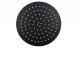 250mm 10 inch  Stainless steel Super-slim Round Nero Black Rainfall Shower Head 