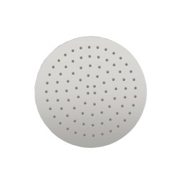 250mm 10 inch Stainless steel Super-slim Round Brushed Nickel Rainfall Shower Head  250mm 10 inch Stainless steel Super-slim Round Brushed Nickel Rainfall Shower Head
