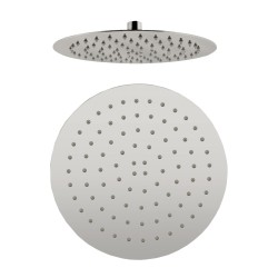 250mm 10 inch Stainless steel Super-slim Round Brushed Nickel Rainfall Shower Head  250mm 10 inch Stainless steel Super-slim Round Brushed Nickel Rainfall Shower Head