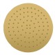 10 inch Super-slim Round Brushed Yellow Gold Rainfall Shower Head w 300mm Ceiling Mounted Shower Arm