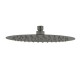 10 inch Super-slim Round Gunmetal Grey Rainfall Shower Head w 300mm Ceiling Mounted Shower Arm