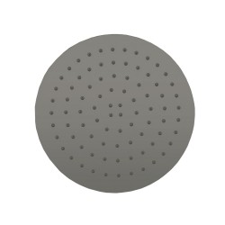 250mm 10 inch Stainless steel Super-slim Round Gunmetal Grey Rainfall Shower Head  250mm 10 inch Stainless steel Super-slim Round Gunmetal Grey Rainfall Shower Head