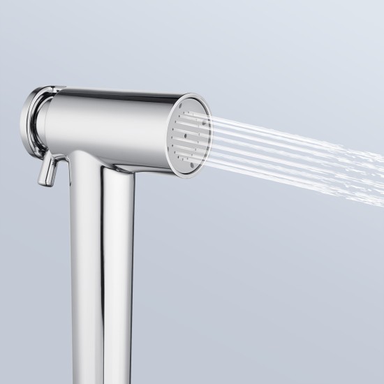 2-Spray Pattern Toilet Bidet Spray Kit Hand Held 1.2m Water Hose 2-Spray Pattern Toilet Bidet Spray Kit Hand Held 1.2m Water Hose
