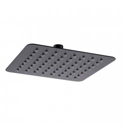 200mm 8 inch Stainless steel Super-slim Square Nero Black Rainfall Shower Head  200mm 8 inch Stainless steel Super-slim Square Nero Black Rainfall Shower Head