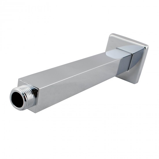 200mm Square Chrome Ceiling Mounted Shower Arm