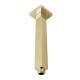 200mm Square Brushed Yellow Gold Ceiling Mounted Shower Arm