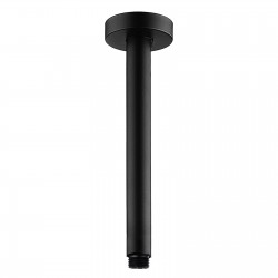 200mm Round Nero Black Ceiling Shower Arm 200mm Round Nero Black Ceiling Shower Arm