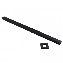 600mm Square Nero Black Ceiling Shower Arm 600mm Square Nero Black Ceiling Shower Arm