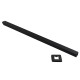 600mm Square Nero Black Ceiling Shower Arm