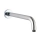 Round 200mm Chrome&White ABS Shower Head with Wall Mounted Shower Arm