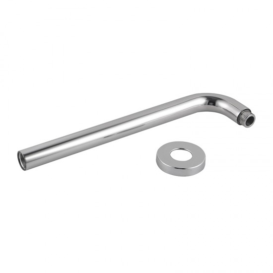 400mm Shower Arm Round Chrome Stainless Steel 304 Wall Mounted