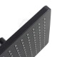 200mm 8'' ABS Square Black Rainfall Shower Head