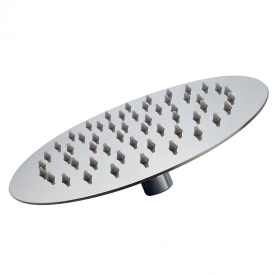 200mm 8 inch Stainless steel Super-slim Round Chrome Rainfall Shower Head 