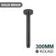 300mm Round Gunmetal Grey Ceiling Shower Arm