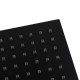 200mm 8'' ABS Square Nero Black Rainfall Shower Head