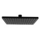 225mm 9” ABS Square Black  Rainfall Shower Head