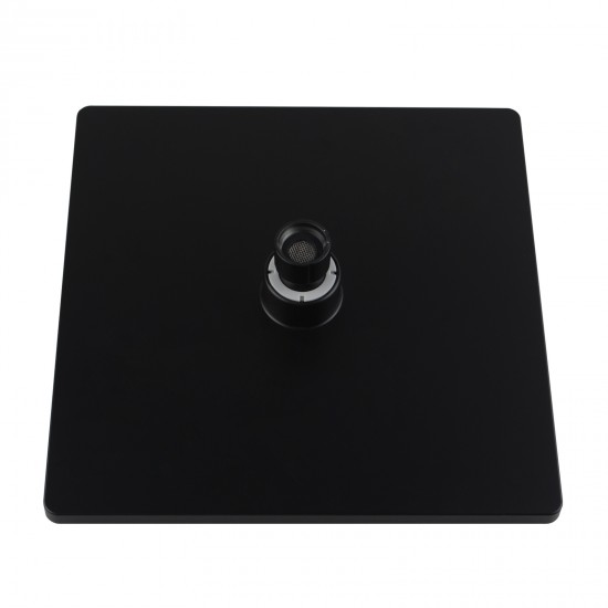 225mm 9” ABS Square Black  Rainfall Shower Head