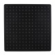 9” Square Black ABS Rainfall Shower Head 400mm Ceiling Shower Arm Set