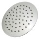 300mm Height Chrome Round Twin Shower Set Top Water Inlet