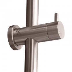 10 inch 250mm Round Brushed Nickel Twin Shower Station Top Water Inlet 10 inch 250mm Round Brushed Nickel Twin Shower Station Top Water Inlet
