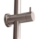 10 inch 250mm Round Brushed Nickel Twin Shower Station Top Water Inlet