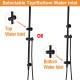 8 inch Round Matte Black Twin Shower Set Selectable Top/Bottom Water Inlet with Push Button Diverter 8 inch Round Matte Black Twin Shower Set Selectable Top/Bottom Water Inlet with Push Button Diverter