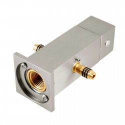 10 inch 250mm Square Brushed Nickel Twin Shower Station Top Water Inlet 10 inch 250mm Square Brushed Nickel Twin Shower Station Top Water Inlet