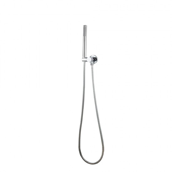 Round Chrome Handheld Shower Set